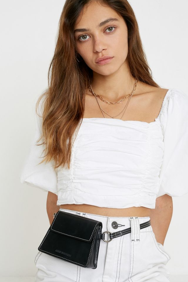 UO Mini Tracolla Strutturata in Pelle #1