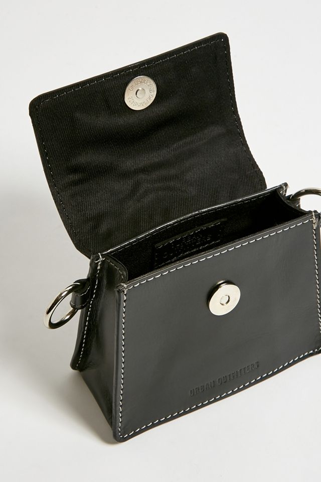 UO Mini Tracolla Strutturata in Pelle #5