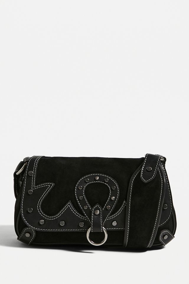 UO Western Leather Studded Shoulder Bag | Urban Outfitters UK