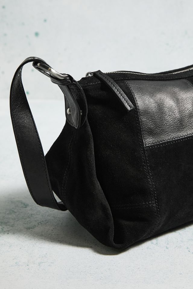 Sac à bandoulière en suède patchwork UO #4