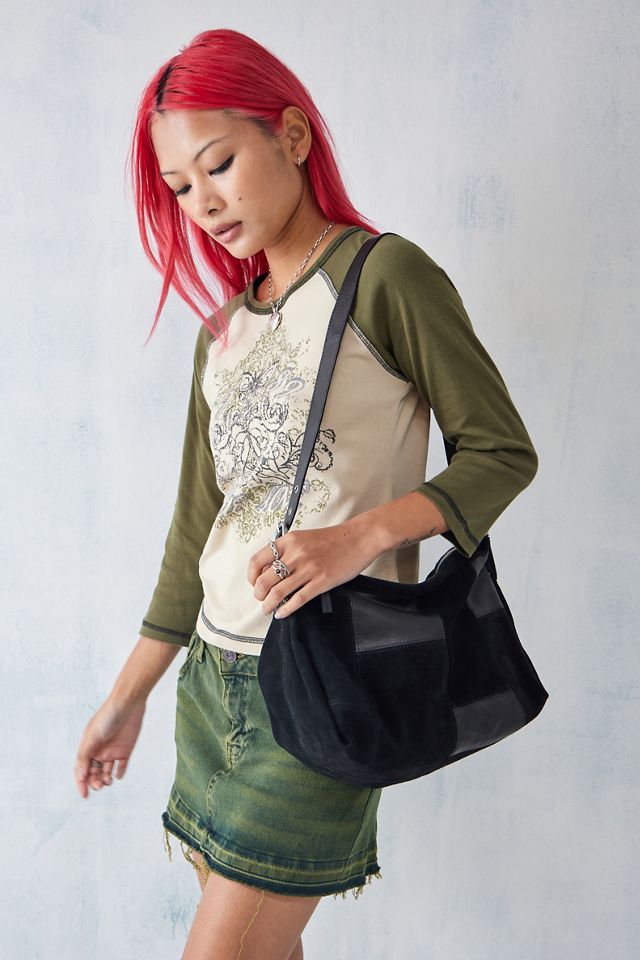 Sac à bandoulière en suède patchwork UO #5