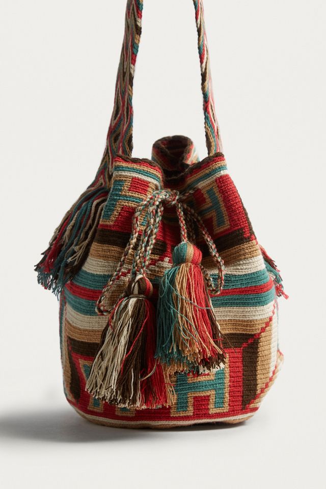 Geo Print Drawstring Crossbody #2