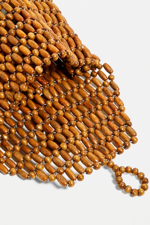 UO Wooden Bead Backpack | Urban Outfitters UK