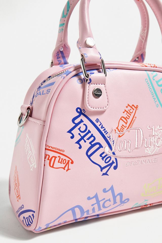 Von Dutch Kailen Logo Print Bowling Bag Urban Outfitters UK