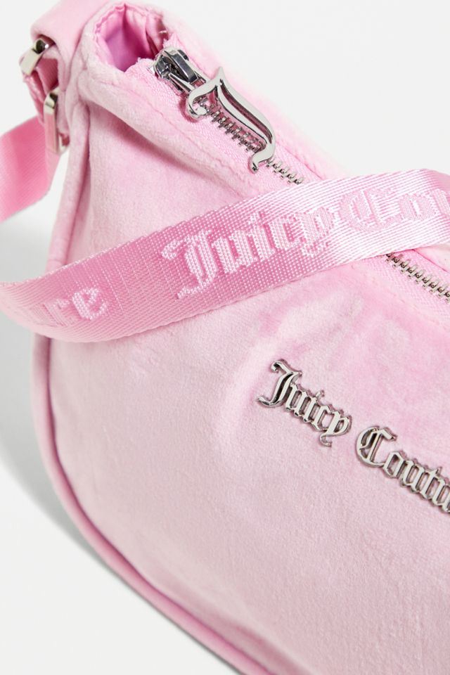 Pink velvet juicy online couture bag