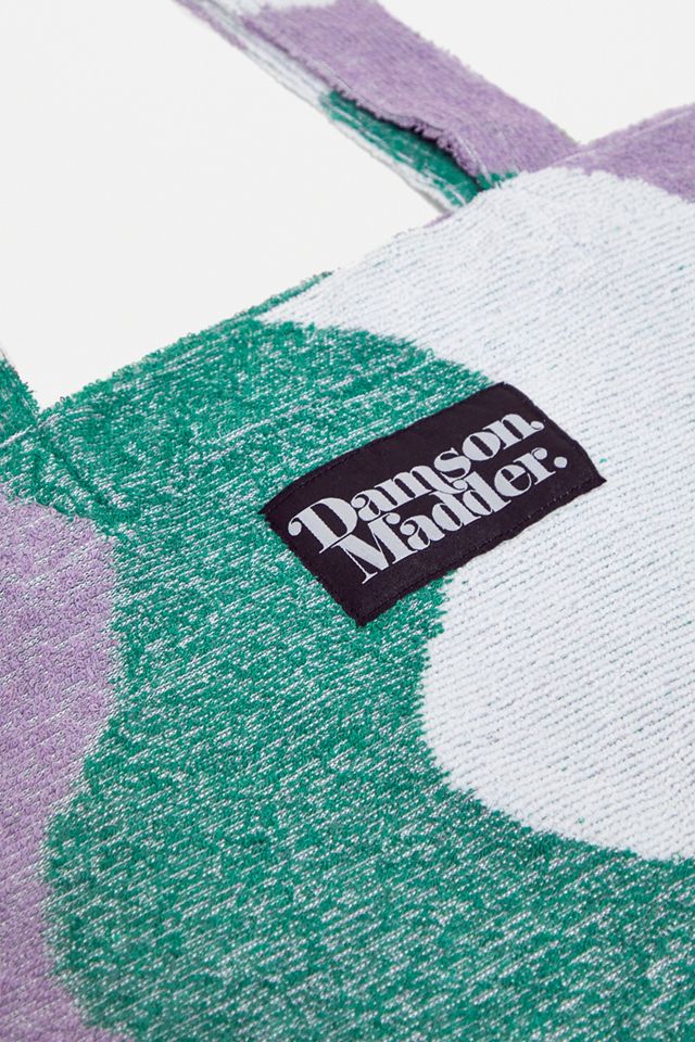 Damson Madder Wavy Towelling Tote Bag #2