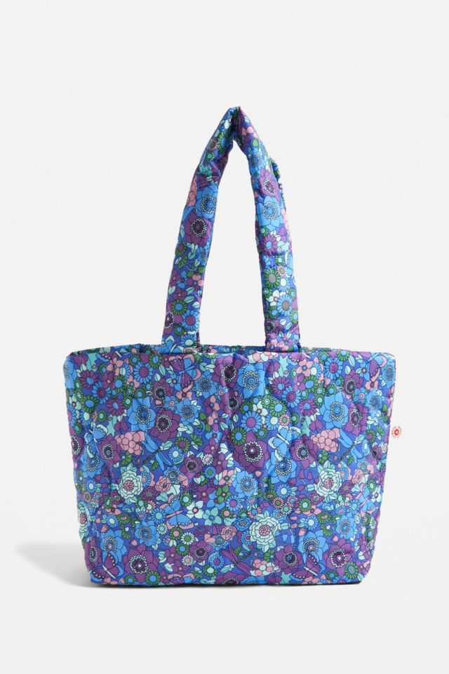 Damson Madder Floral Quilted Tote Bag | Urban Outfitters UK