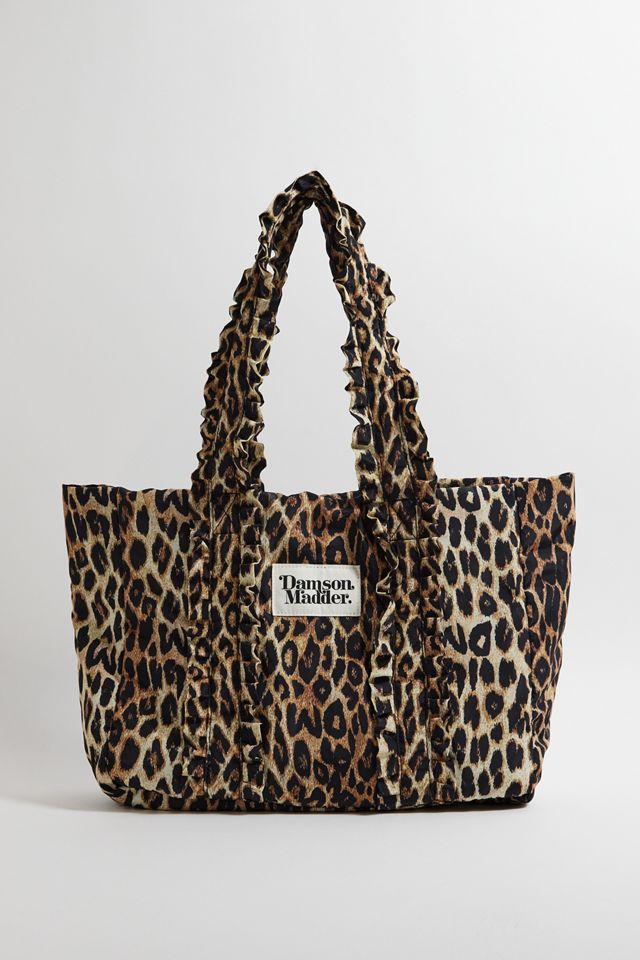 Damson Madder Leopard Print Tote Bag #1
