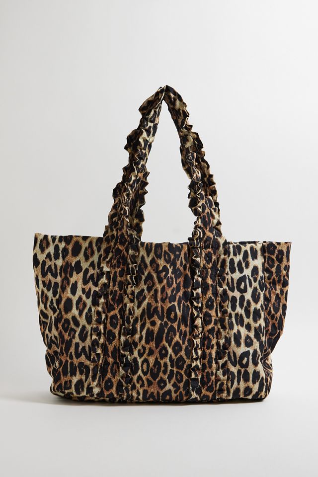 Damson Madder Leopard Print Tote Bag #4