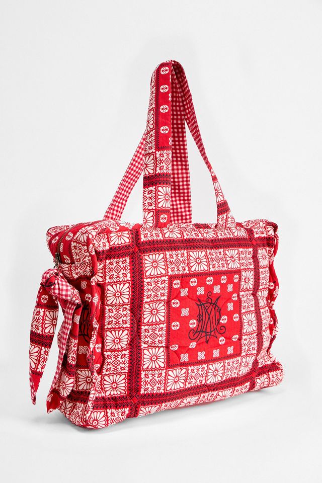 Damson Madder Quilted Bandana Tote Bag #2