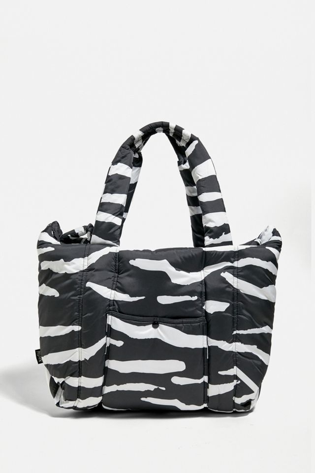 Ateljè – Gepolsterte Tasche mit Zebraprint #1