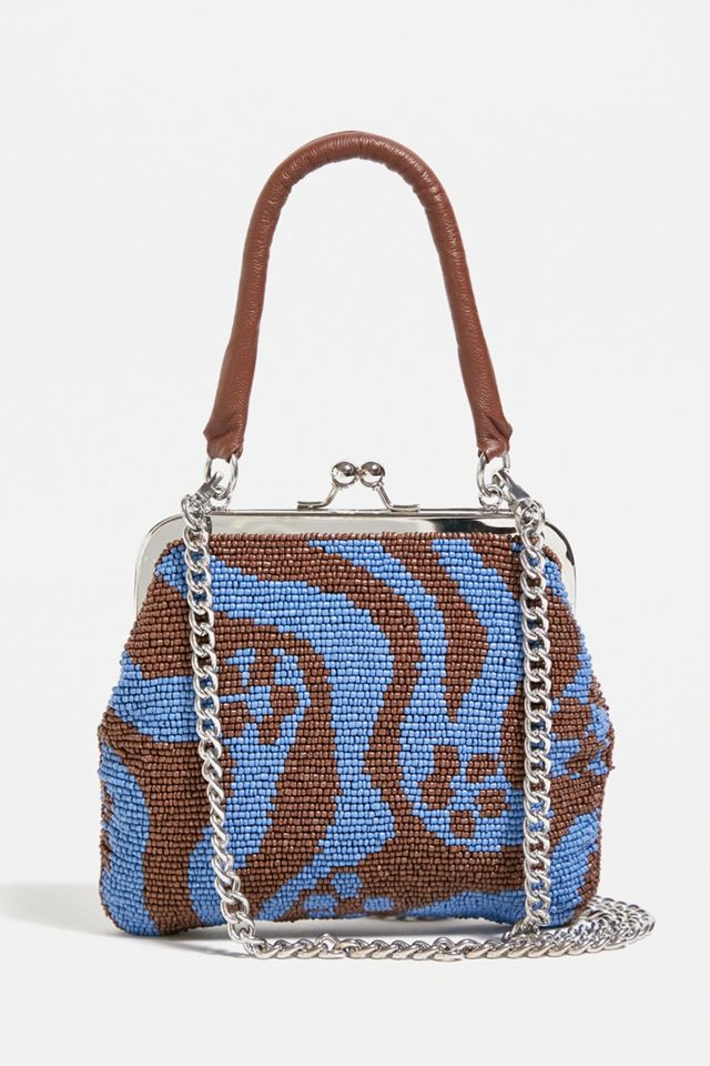 UO Swirl Print Bolsa superior de clip con cuentas #2