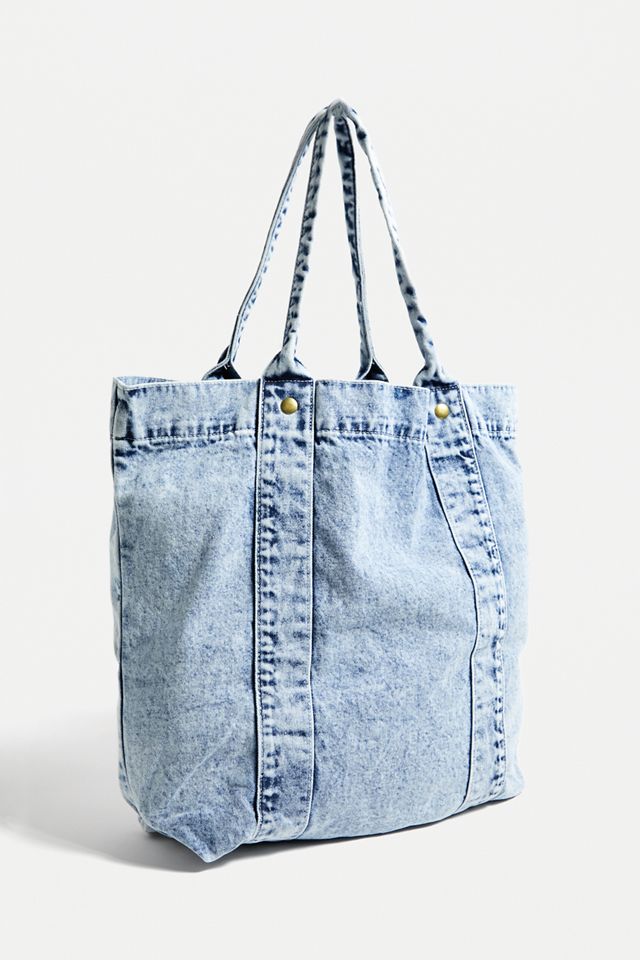 True Religion Printed Denim Tote Bag #3