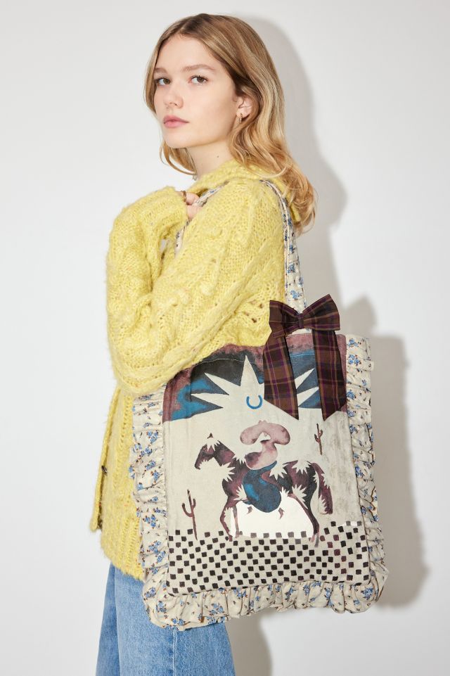 Urban Outfitters x TuftLuck Riding Star Tote Bag