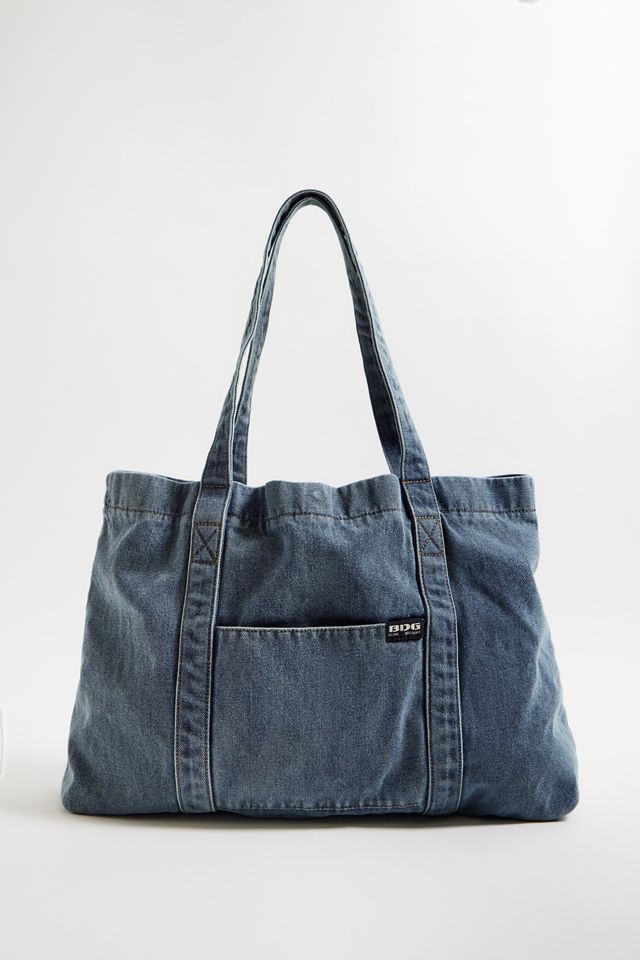 Sac fourre-tout en denim à poche BDG #1