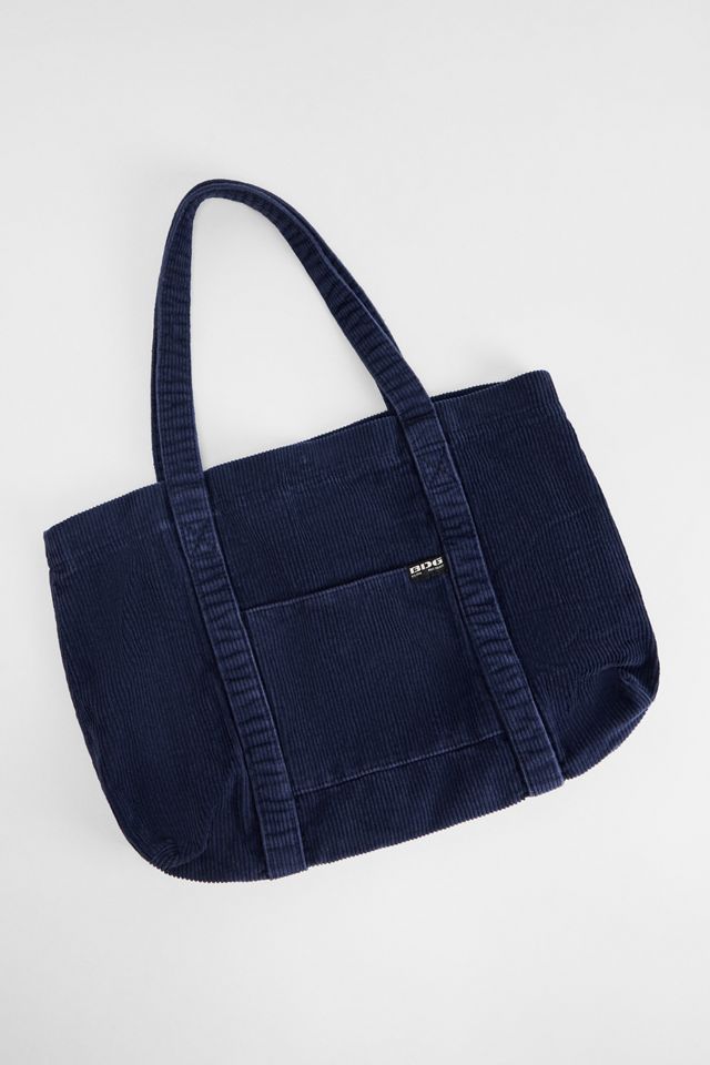 BDG Sac Cabas en Velours Côtelé à Poche Plaquée #5