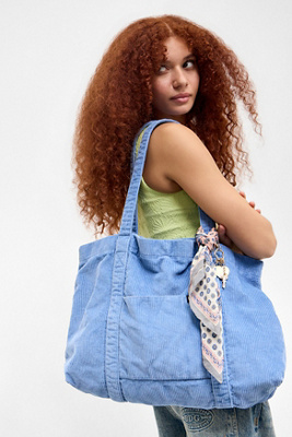 Sac Cabas en Velours Côtelé à Poche Plaquée en taille: TAILLE UNIQUE - BDG - Modalova
