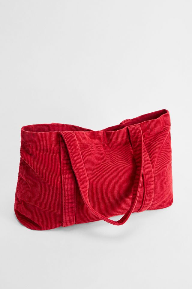 BDG Borsa Tote in Velluto a Coste con Tasca a Linguetta #3