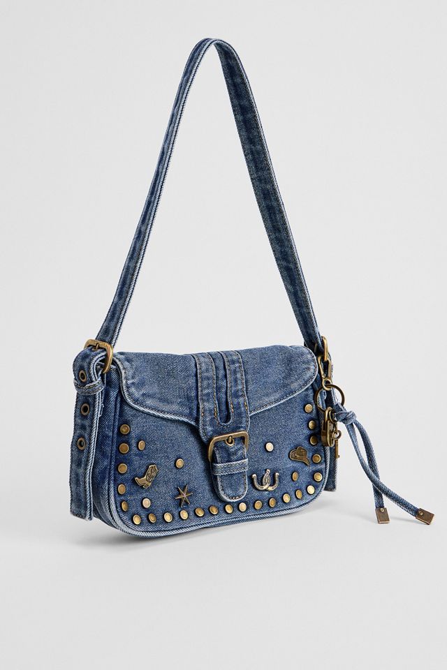 UO Denim Western Charm Shoulder Bag #1
