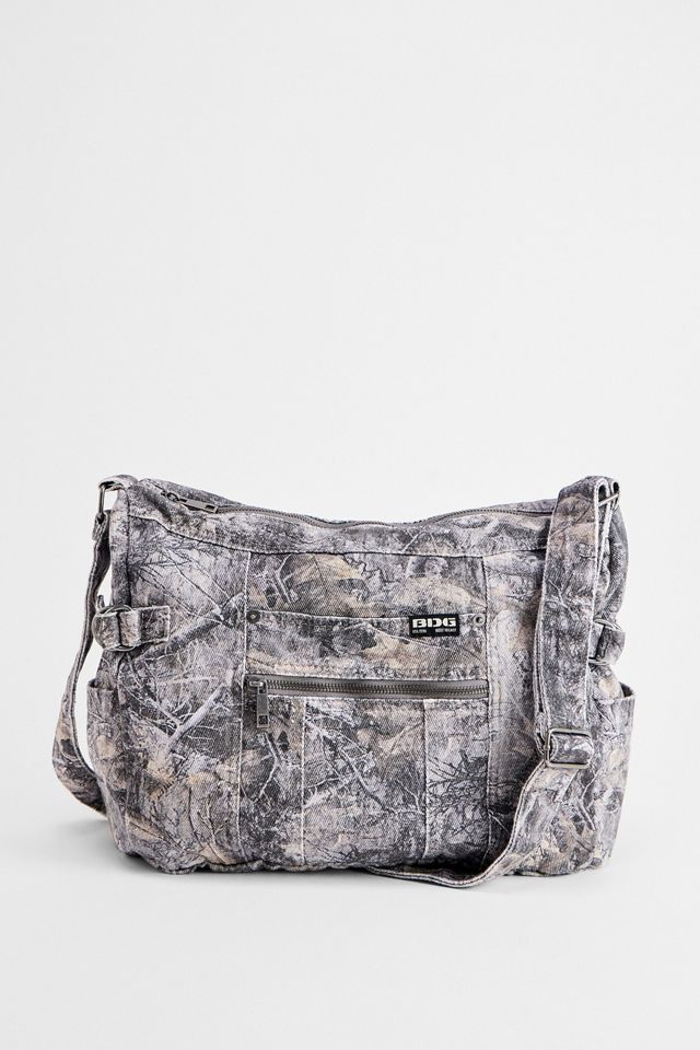 BDG Camo Canvas Zip Sling Bag #1