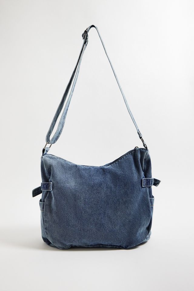 BDG Zip-Up Denim Sling Bag #3