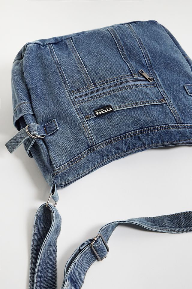 BDG Zip-Up Denim Sling Bag #4