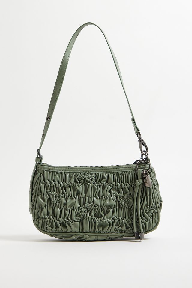 UO Ruched Faux Leather Small Shoulder Bag #1
