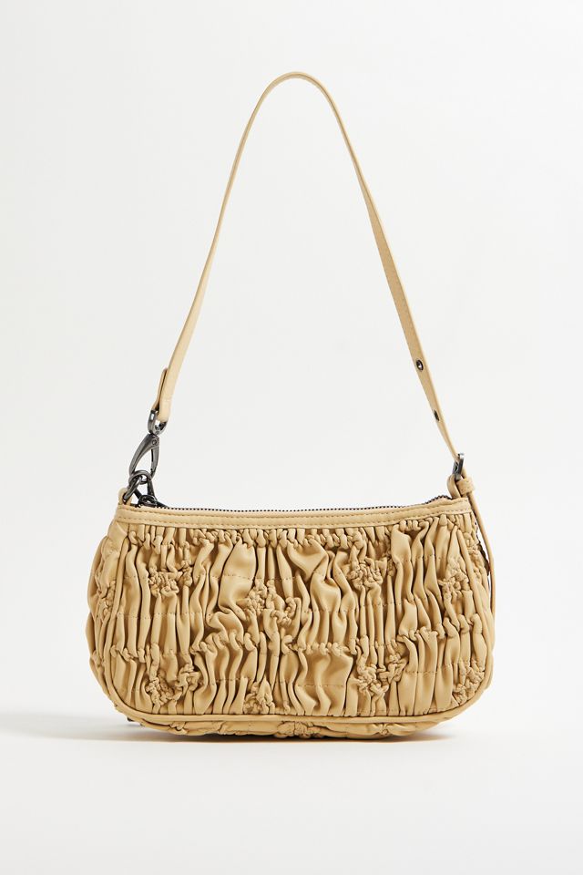 Petit sac à bandoulière en simili cuir froncé UO #3