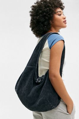 Borsa Tote in Velluto a Coste Flo Slouch di BDG