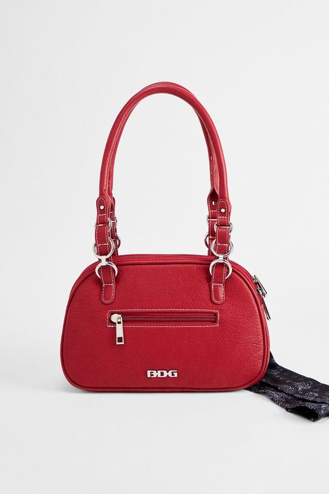 BDG Izzy Washed Faux Leather Bowler Bag #2