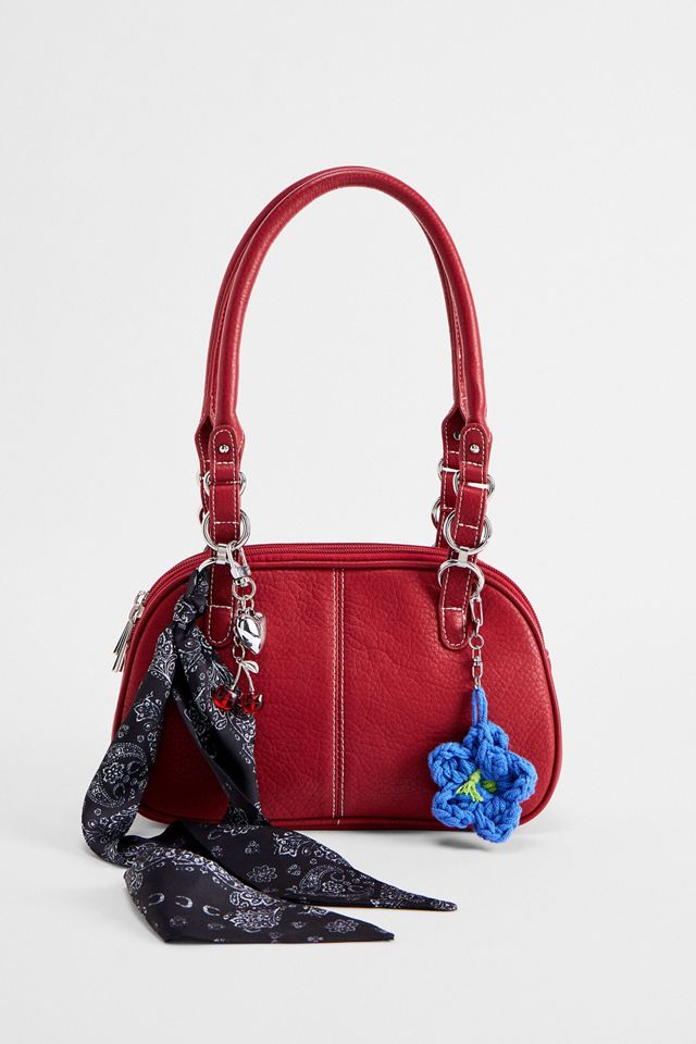 BDG Izzy Washed Faux Leather Bowler Bag #3