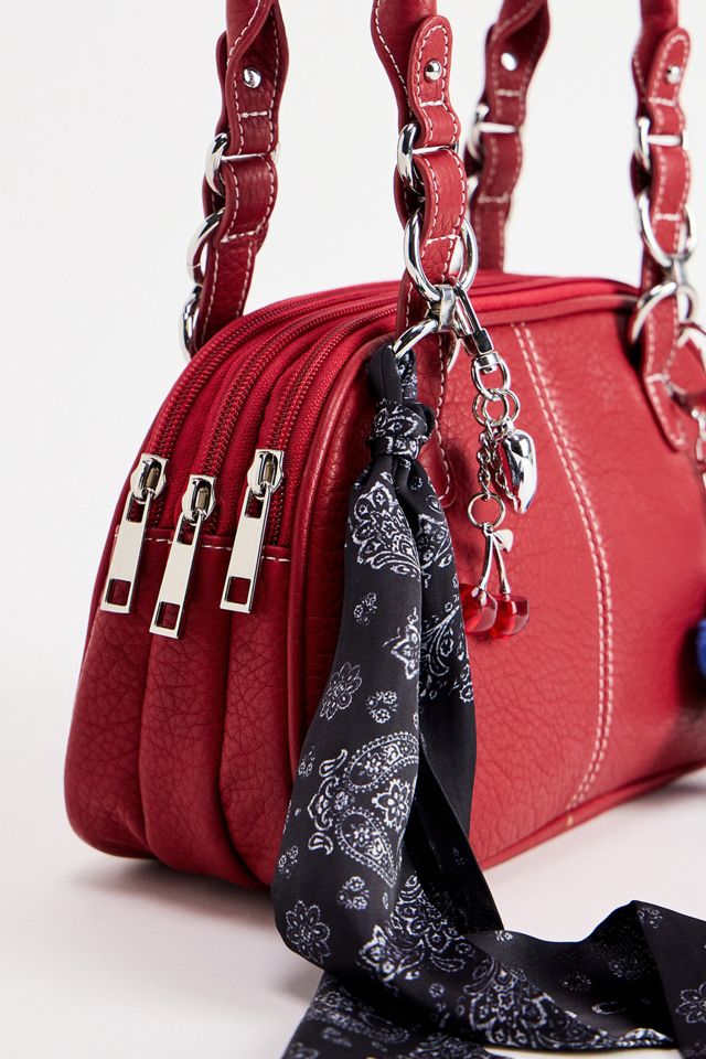 BDG Izzy Washed Faux Leather Bowler Bag #4