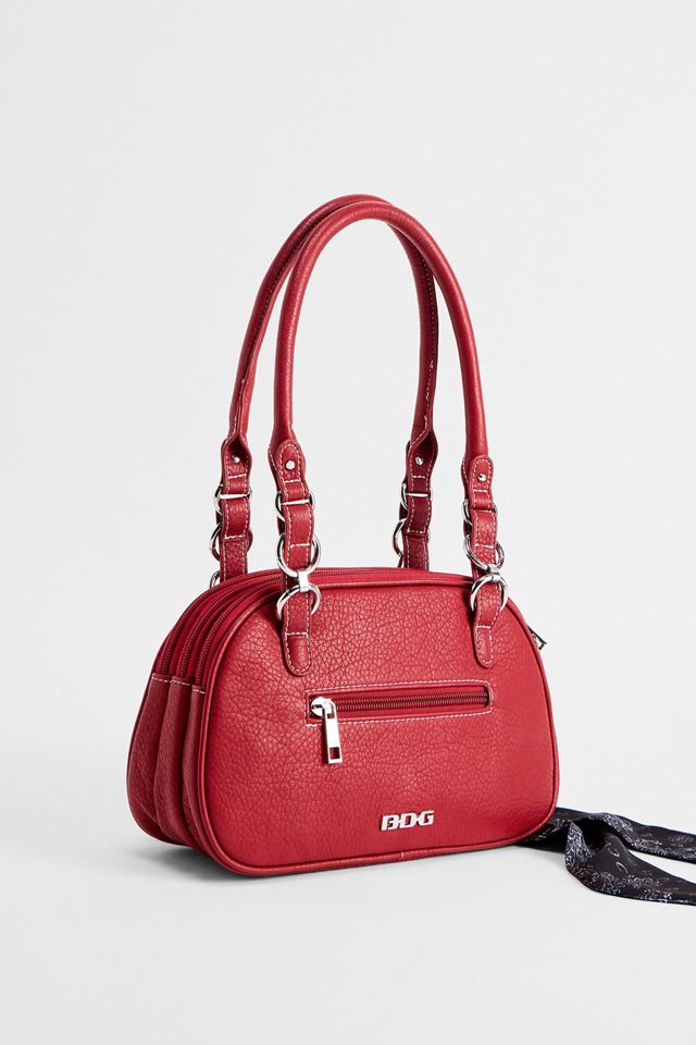 BDG Izzy Washed Faux Leather Bowler Bag #5