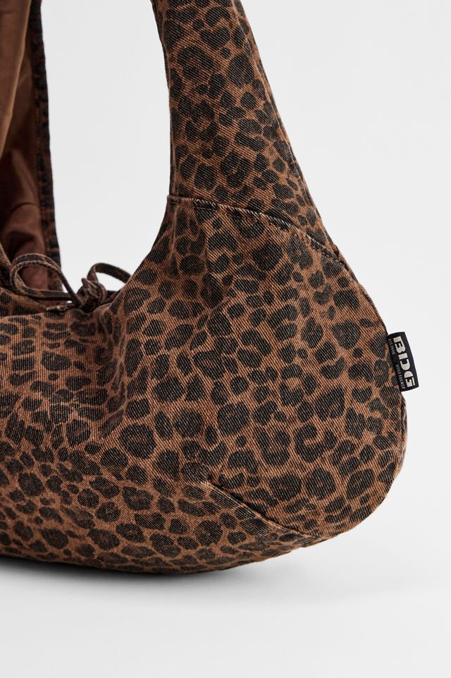 BDG Sac fourre-tout en toile Flo Leopard Slouch #2