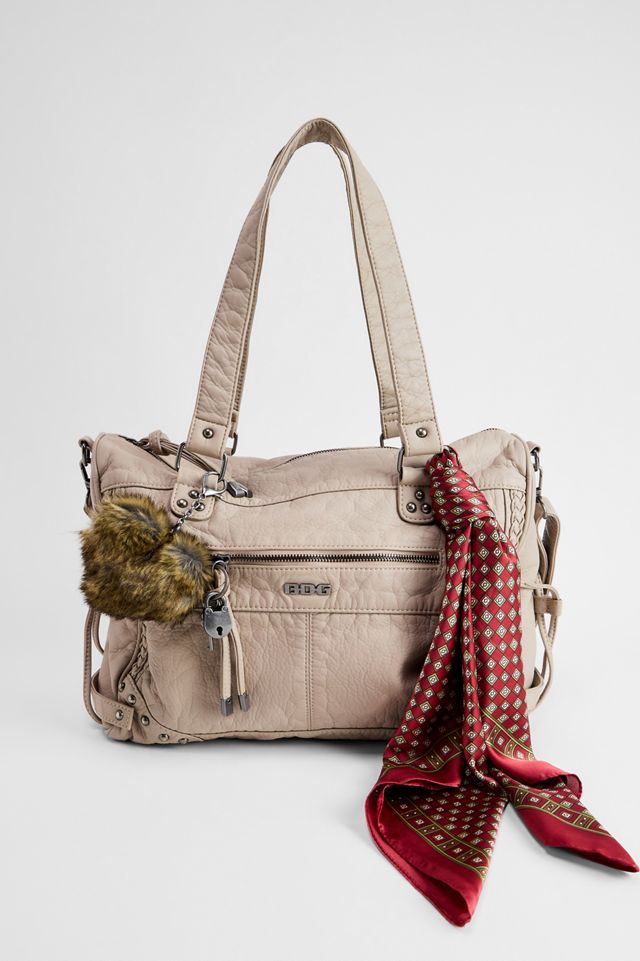 BDG Cindy Gewaschene Kunstleder-Tasche mit Herzanhänger #1