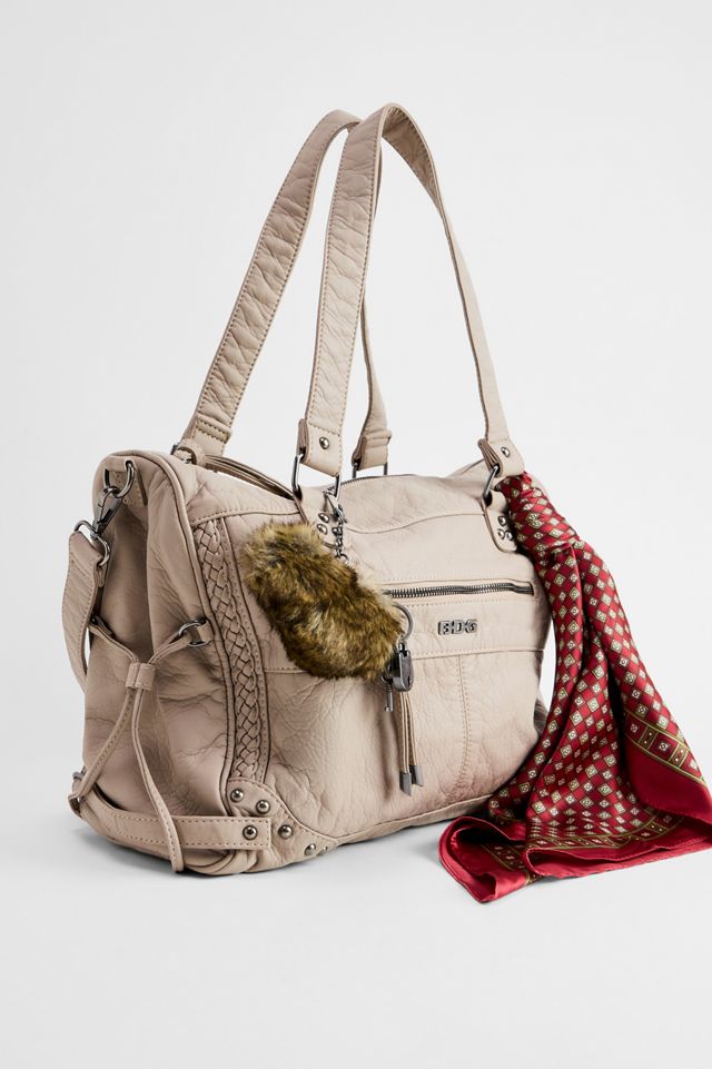 BDG Cindy Gewaschene Kunstleder-Tasche mit Herzanhänger #3