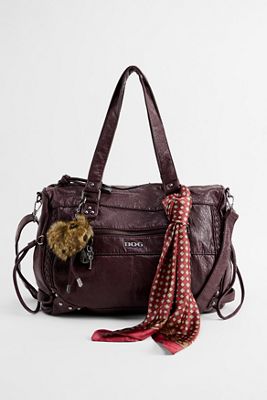 Bolso de Corazón de Cuero Sintético Lavado BDG Cindy