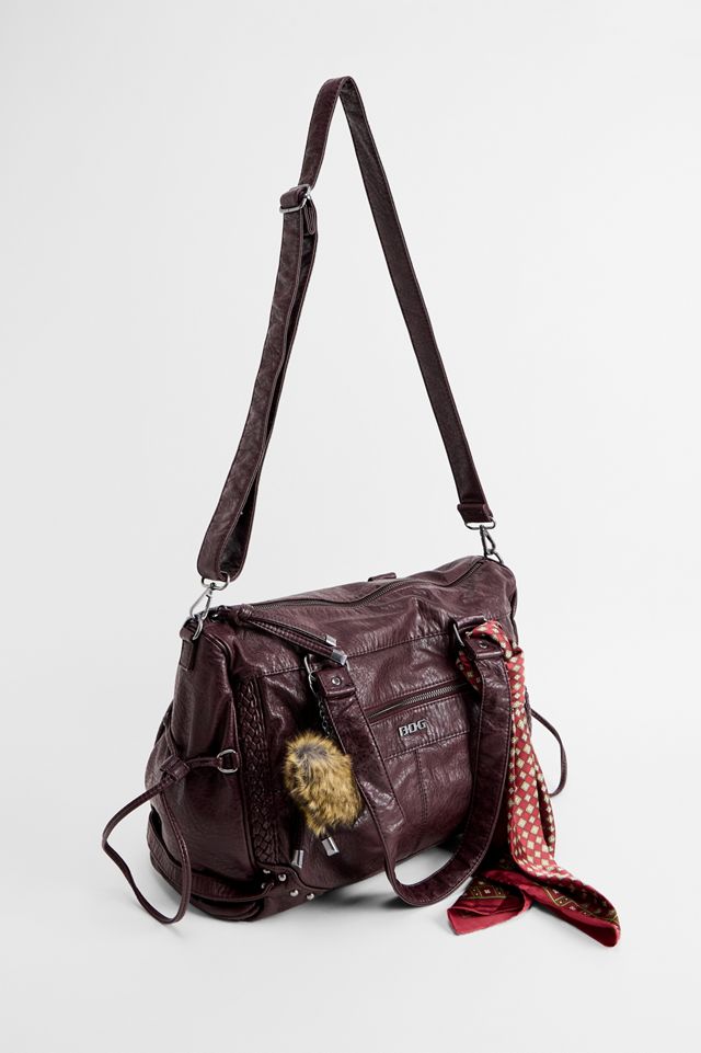 BDG Cindy Gewaschene Kunstleder-Tasche mit Herzanhänger #2