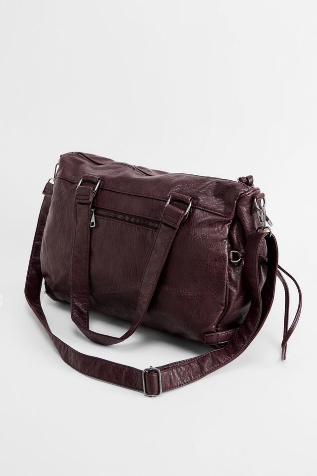 BDG Cindy Gewaschene Kunstleder-Tasche mit Herzanhänger #3