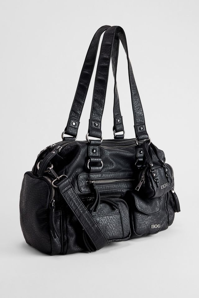 Borsa a tracolla in finta pelle con tasca BDG Lulu #3