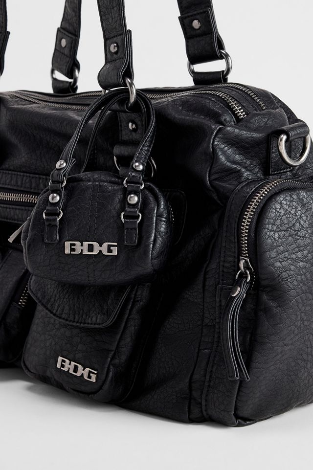 Borsa a tracolla in finta pelle con tasca BDG Lulu #4