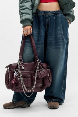 BDG Lulu Pocket Faux Leather Shoulder Bag