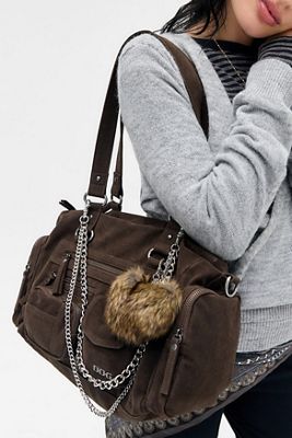 BDG Lulu Pocket Suedette Shoulder Bag