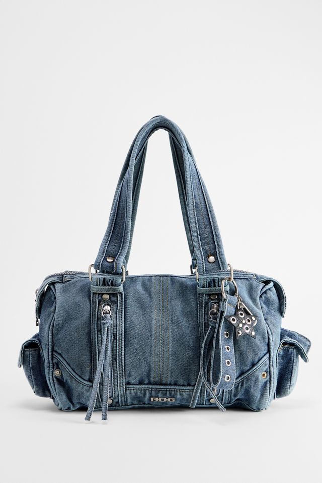 Sac à bandoulière en denim à matériaux mixtes BDG #1