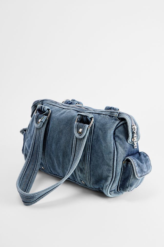 Sac à bandoulière en denim à matériaux mixtes BDG #4