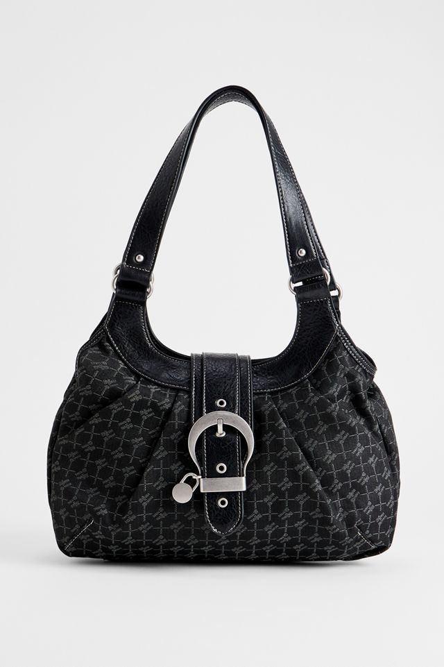 iets frans... Monogramm-Schnalle Slouch Schultertasche #1