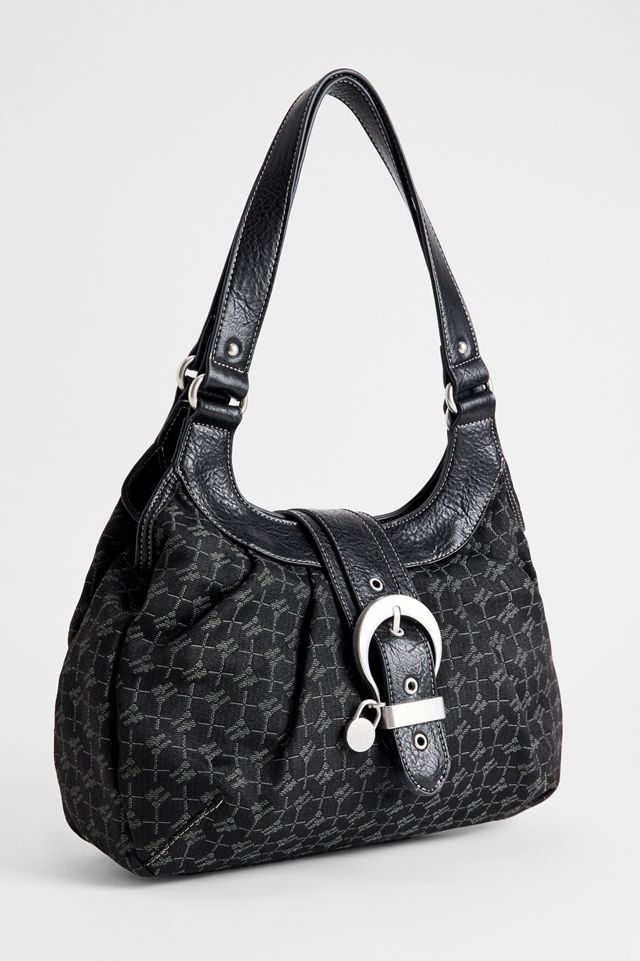 iets frans... Monogramm-Schnalle Slouch Schultertasche #3