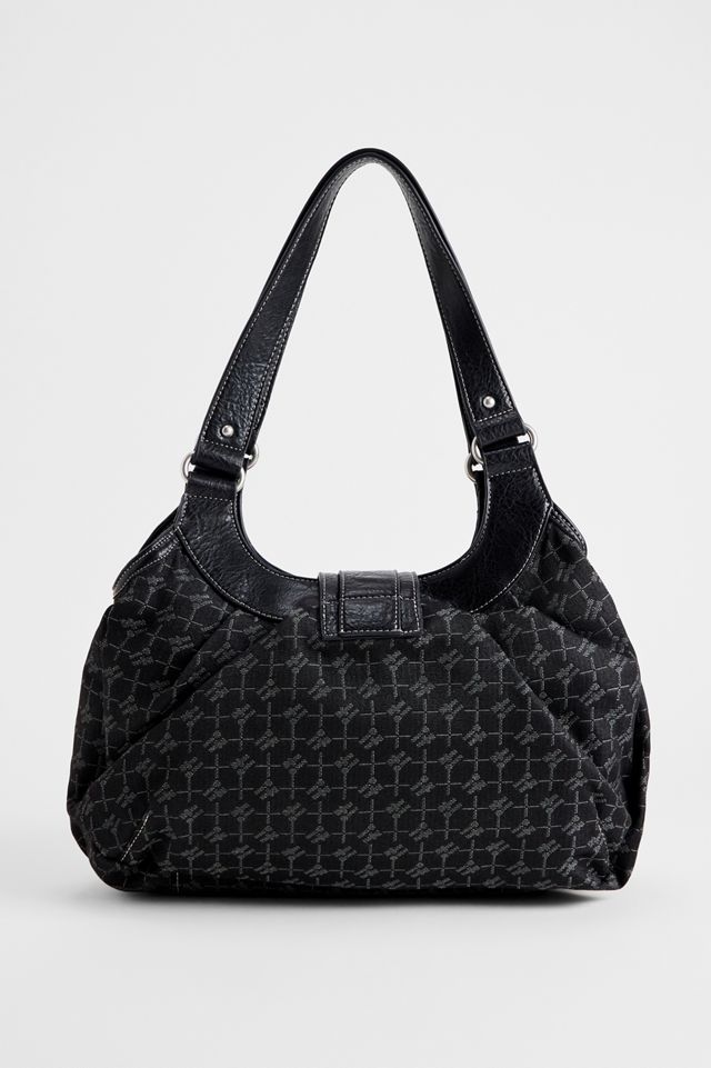 iets frans... Monogramm-Schnalle Slouch Schultertasche #4