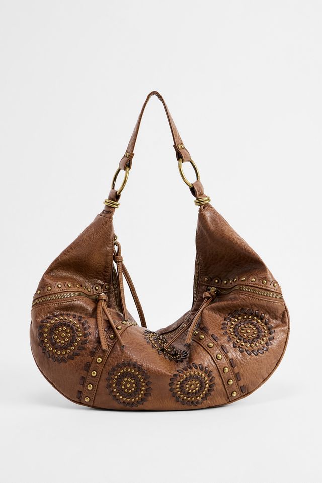 Sac à bandoulière en similicuir à fleurs Leya BDG #1