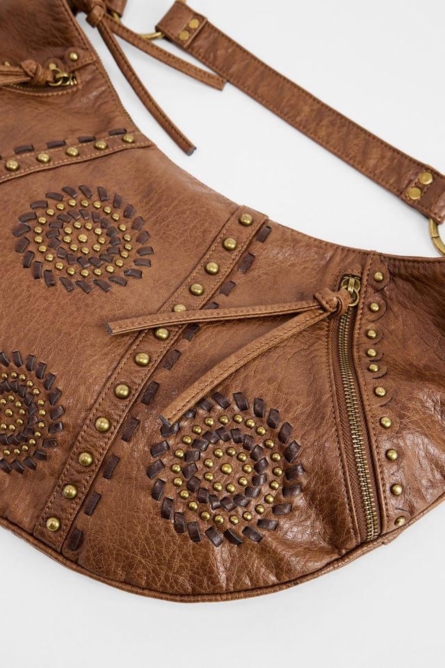 Sac à bandoulière en similicuir à fleurs Leya BDG #2